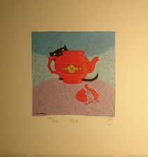 Toni Goffe “Tea" Lithograph
