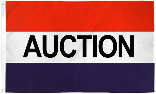 Auction 3x5ft poly - auction,