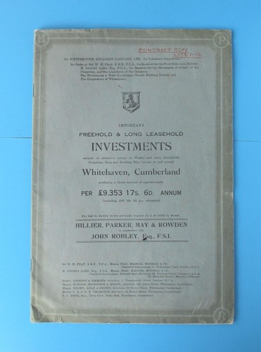 Whitehaven colliery company - colliery,
